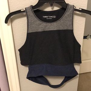 Outdoor voices color block bra/crop
